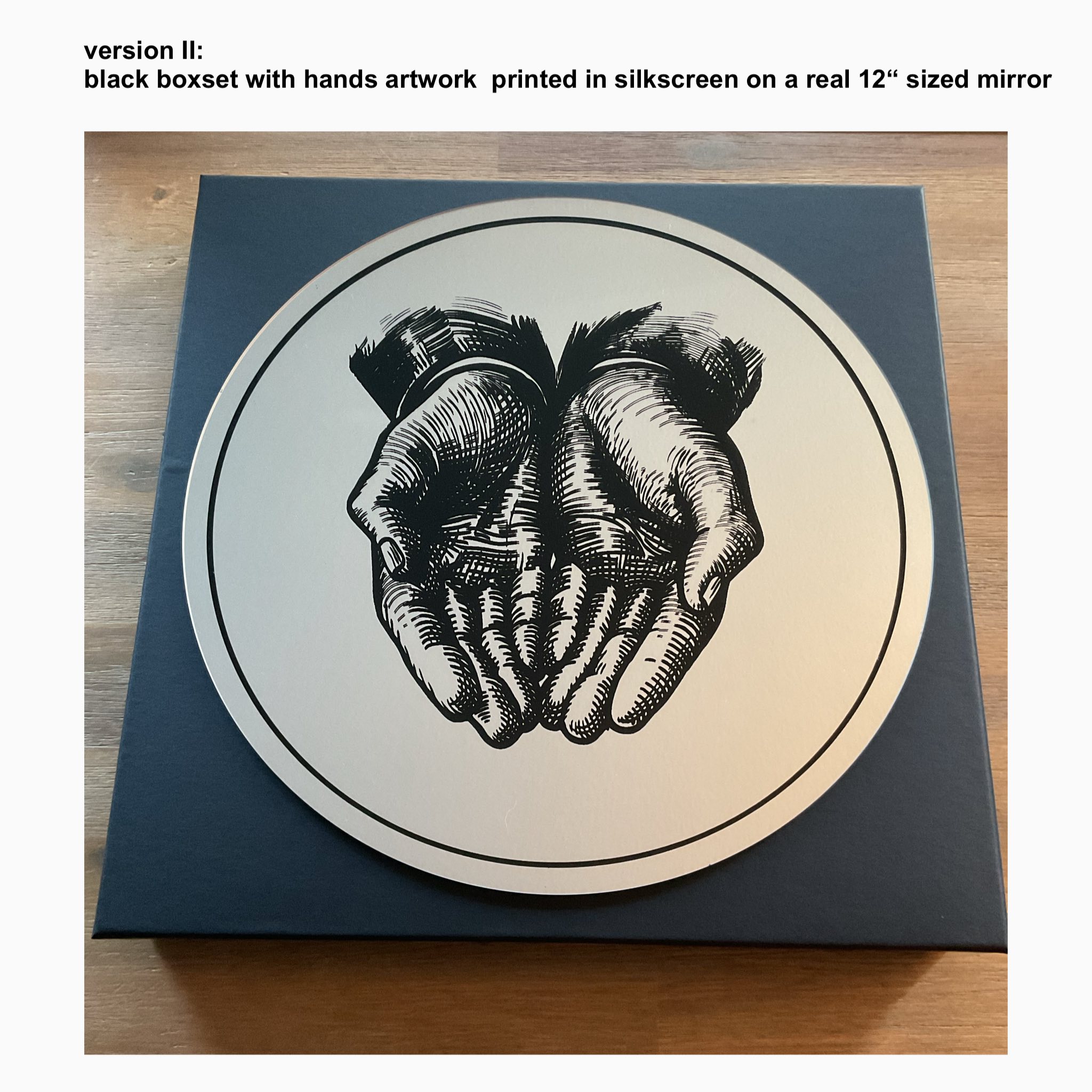 邦楽 DREAMING IN PRINT dream girl collage 8.5 X 32.25 SILVER/PURPLE ANODIZED HAND PAINTED